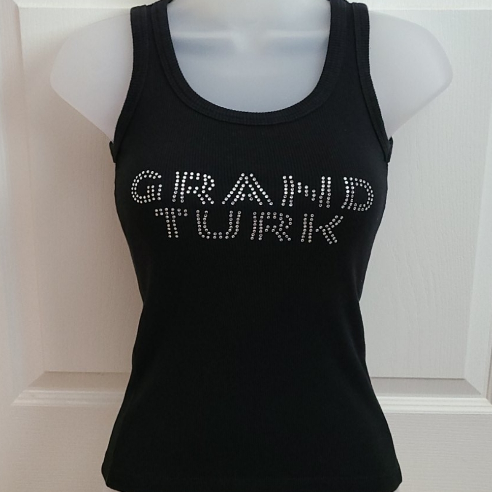 Grand Turk Rhinestone tank top